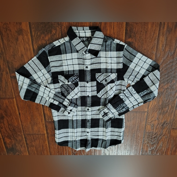 AC/DC Plaid Long Sleeve Shirt - Picture 2 of 5